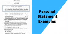 Personal Statement Examples